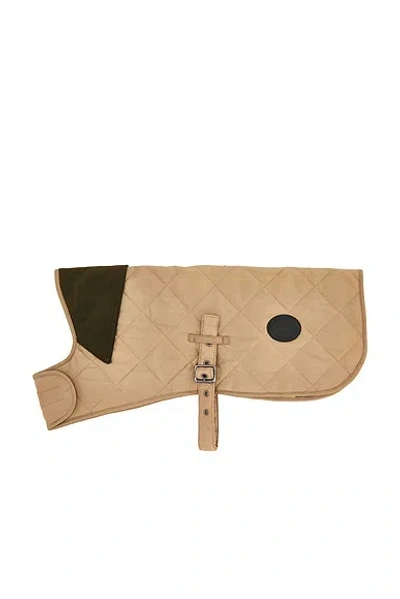 Barbour Quilted Dog Coat In Brown
