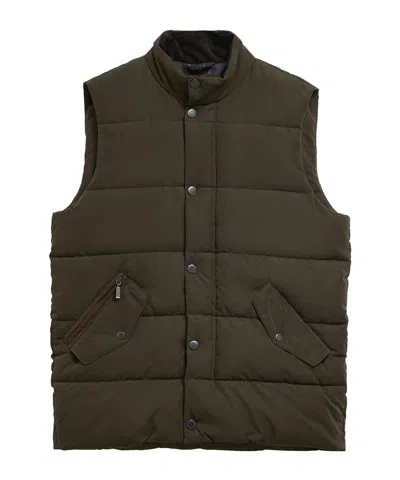 Barbour Quilted Gilet In Brown
