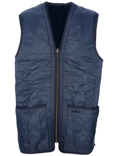 Barbour Quilted Gilet In Blue