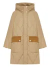 Barbour Elspeth Quilted Jacket In Nude