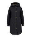 Barbour Quilted Hooded Jacket In Black