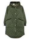 Barbour Hilary Quilted Jacket Hood In Gold