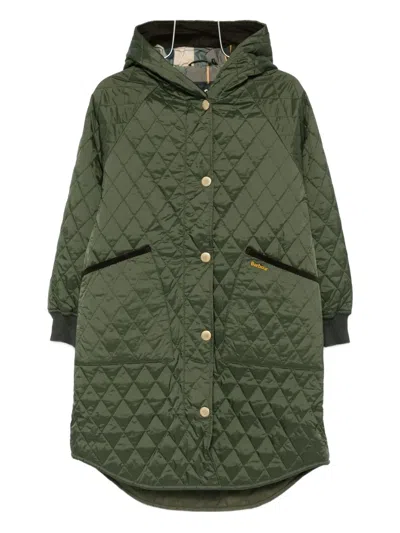 BARBOUR QUILTED HOODED JACKET
