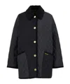 Barbour Quilted Jacket In Black