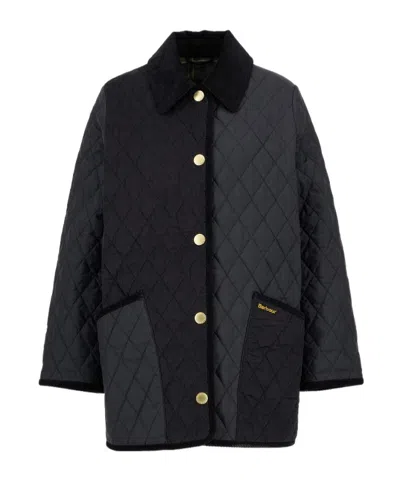 Barbour Quilted Jacket In Black