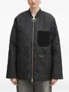 Barbour Quilted Jacket In Black