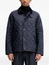 Barbour Quilted Jacket In Blue