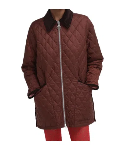 Barbour Quilted Jacket In Brown