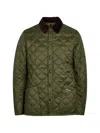 Barbour Heritage Liddesdale Olive Green Duvet In Green