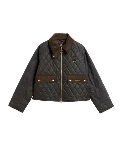 Barbour Quilted Jacket In Green
