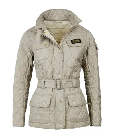 Barbour Quilted Jacket In Neutral
