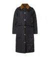 Barbour Quilted Lilian Coat In Black