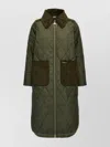 Barbour Malton Corduroy-trimmed Quilted Padded Shell Coat