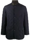 Barbour Lutz Quilted Jacket In Blue