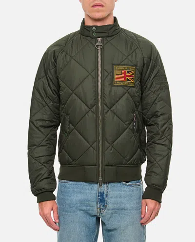 Barbour Quilted Merchant Quilt Outerwear In Green