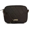 Barbour Quilted Nylon Crossbody Bag In Green