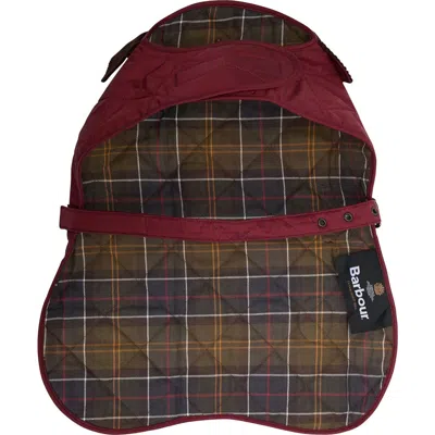Barbour Quilted Nylon Dog Coat In Brown