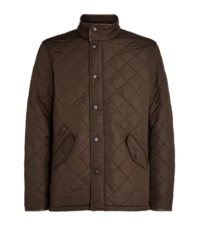 Barbour Quilted Powell Jacket In Green