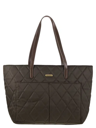 BARBOUR BARBOUR QUILTED SHOPPING BAG