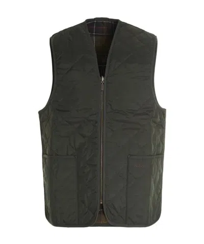 Barbour Quilted Vest In Green