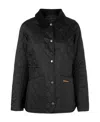 Barbour Annandale Water Resistant Quilted Utility Jacket In Black