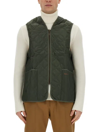 Barbour Quilted Vest In Green
