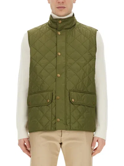 Barbour Quilted Vest In Green