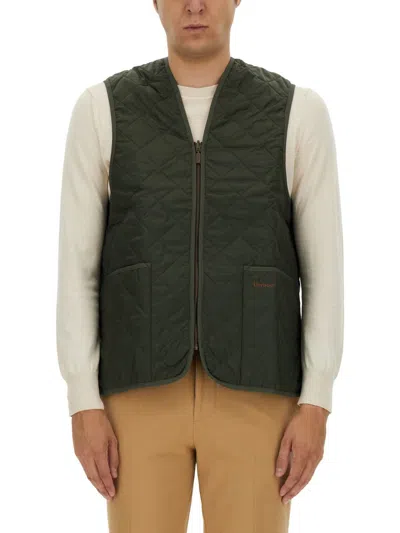 Barbour Quilted Vest In Green