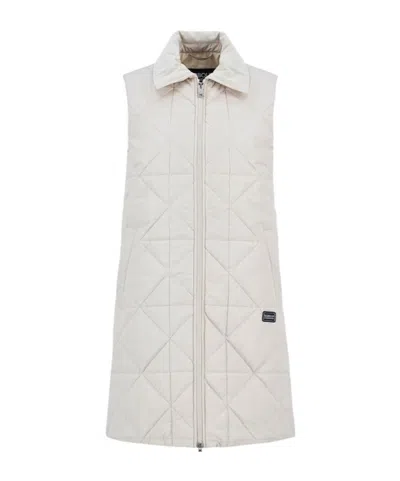 Barbour Quilted Vest In White