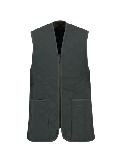 Barbour Quilted Waistcoat In Green