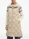Barbour Quilted Zip-up Gilet In Multi