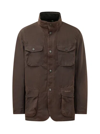 Barbour Quilted Zip-front Vest With Front Pockets In Rustic Classic