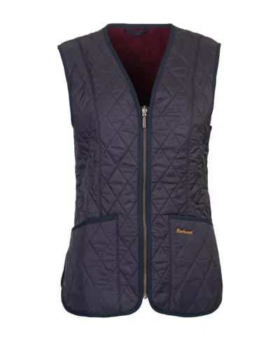 Barbour Betty Quilted Shell Vest In Blue