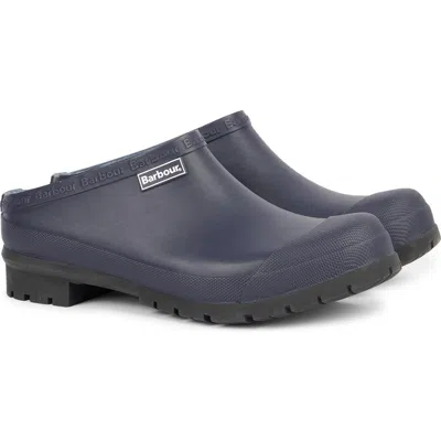 Barbour Quinn Rubber Clog In Blue