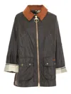 Barbour Raelynn Wax Jacket In Brown
