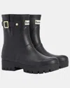 Barbour Banbury Mid Wellington Rain Boots In Black