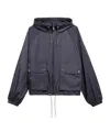 Barbour Rain Anorak Jacket In Black