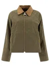 Barbour Catlin Waterproof Cotton Jacket In Green
