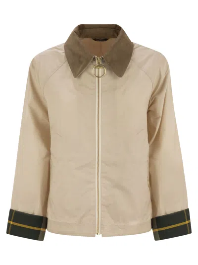 Barbour Rain Jacket Catlin In Beige