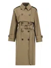 Barbour Rain Trench Coat In Neutral