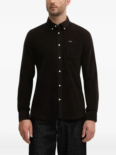 Barbour Ramsey Pocket Corduroy Shirt In Brown