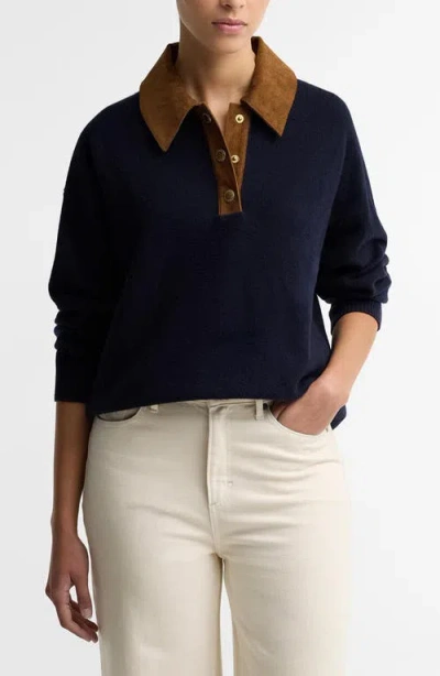 Barbour Ravenshill Merino Wool Sweater In Blue