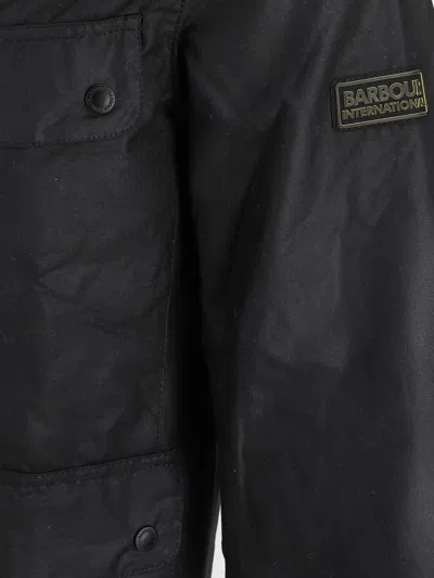 Barbour Black Cotton Blend Jacket