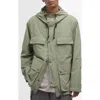 Barbour Re-engineered Durham Casual Jacket In Bleached Olive