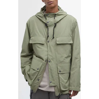 Barbour Re-engineered Durham Casual Jacket In Bleached Olive