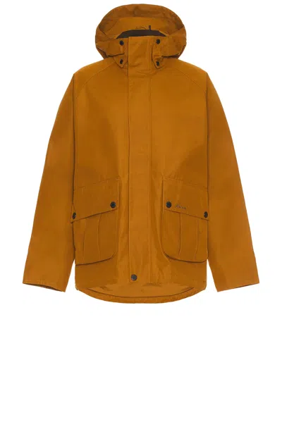 Barbour Re-engineered Hooded Wading Spey Showerproof Jacket In Brown
