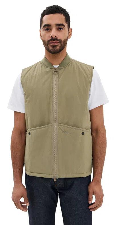 Barbour Re-engineered Liddesdale Gilet Vest Bleached Olive