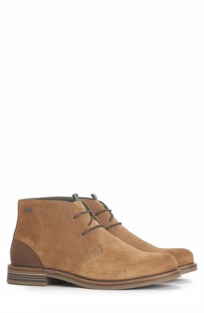 Barbour Readhead Chukka Boot In Fawn Suede