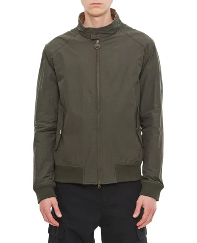 Barbour Rectifier Harrington Casual Jacket In Green