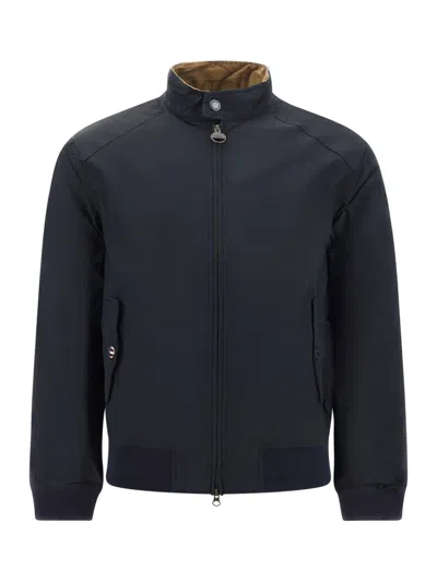 Barbour Rectifier Harrington Jacket In Blue